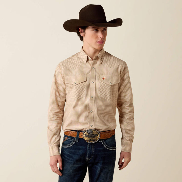 Men's Pro Series West Fitted Snap Shirt 10079582 Shirt ariatmens Ariat