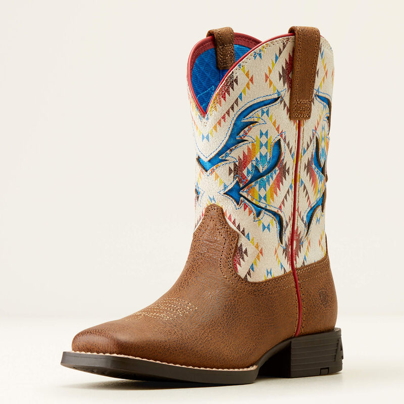 Youth San Angelo VentTEK Wide Square Toe Western Boot 10050882 Boot ariat children's Ariat