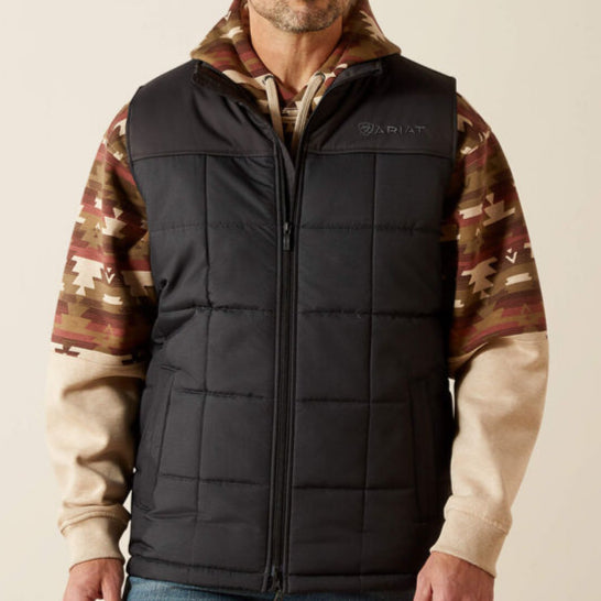 MNS Crius Insulated Vest PHANTOM CHAMBRAY 10062901 Vest 20% off ariat ariatmens Men's Ariat