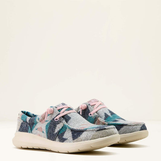 WMS Hilo Shoe SMOKY TURQUOISE FLANNEL 10063885 Shoes ariatfootwear Ariat