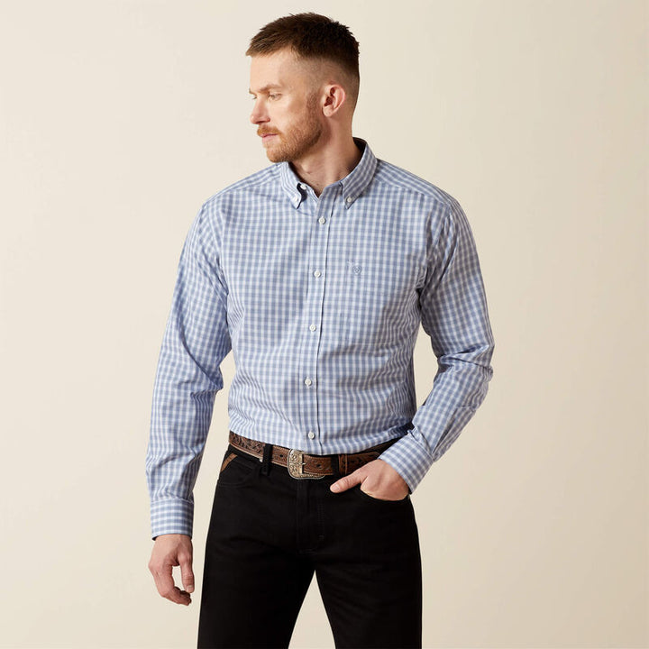 Ariat Wrinkle Free Brett Fitted Shirt 10065804 Shirt ariat ariatmens Men's Ariat