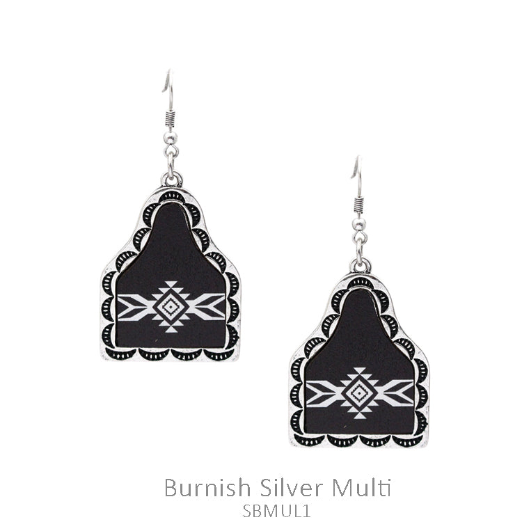 Western Navajo Design Earring Earrings Women's Sammi Trading