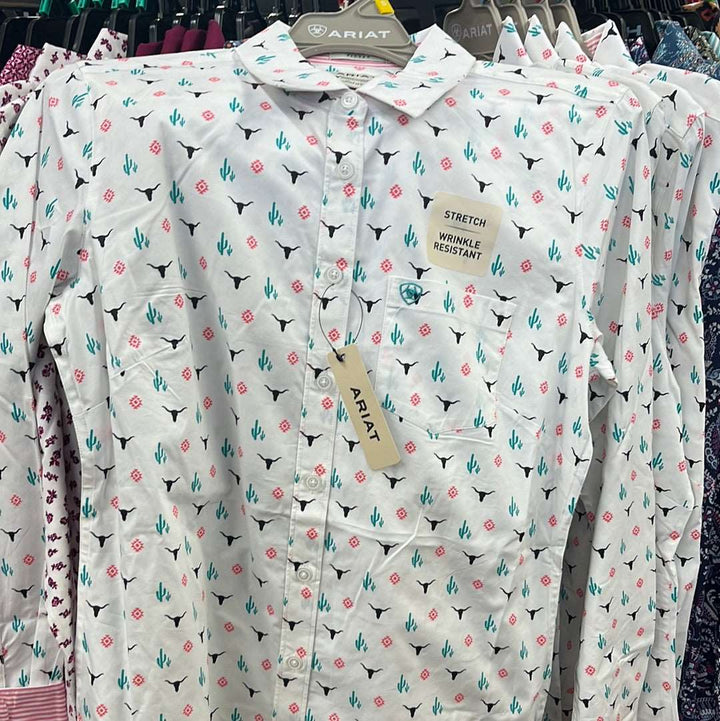Arait Womens LS Kirby shirt 10048882 40% off Double C Western Supply