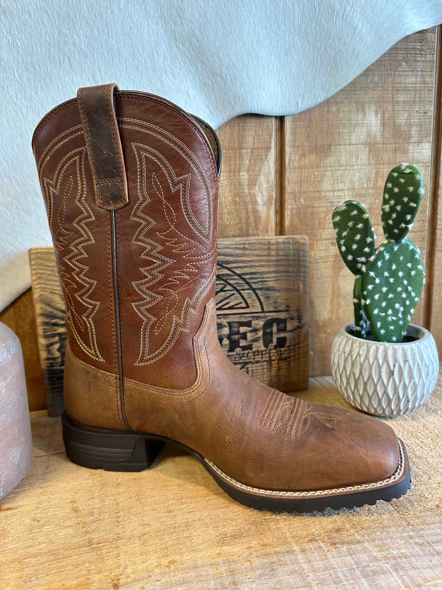 Ariat Hybrid Ranchwork Western Boot Boot Ariat