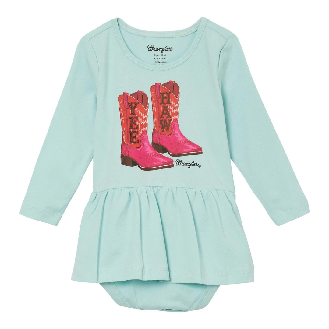 112344415 - Wrangler® Baby Girl Bodysuit - Double C Western SupplyWrangler