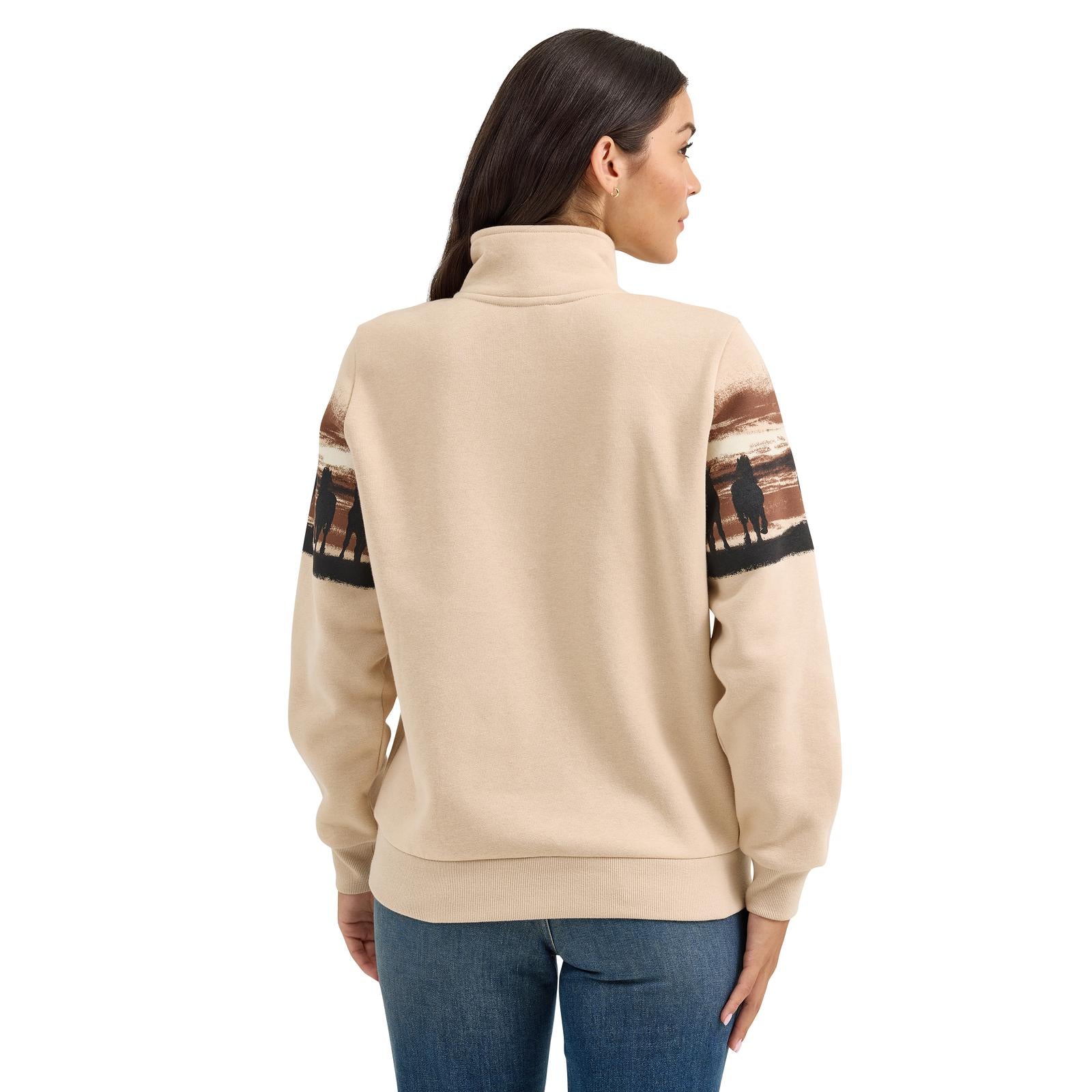 Wrangler Retro® Western Vintage Sweater - Cream 112367394 Sweatshirt Wrangler