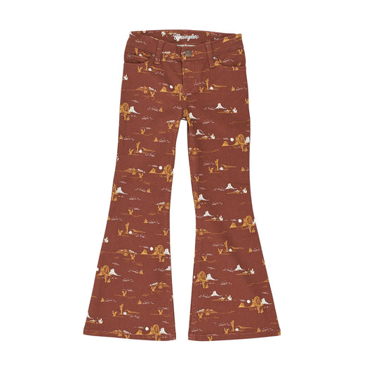 Girls Western Flare Jean - Mila 112367555 Jeans Wrangler