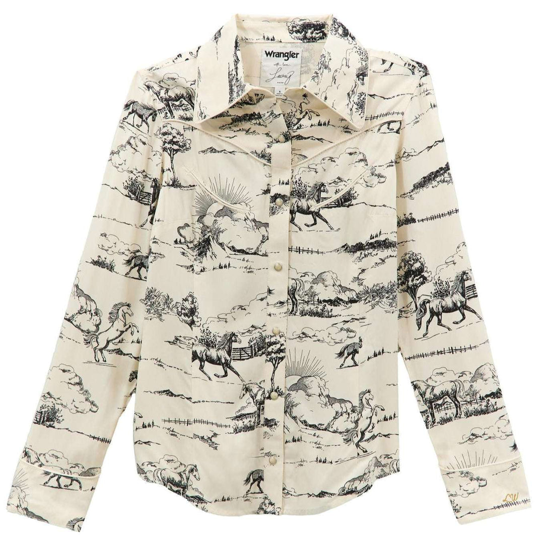 Wrangler® X Lainey Landscape Western Shirt - Landscape Shirt Women's Wrangler