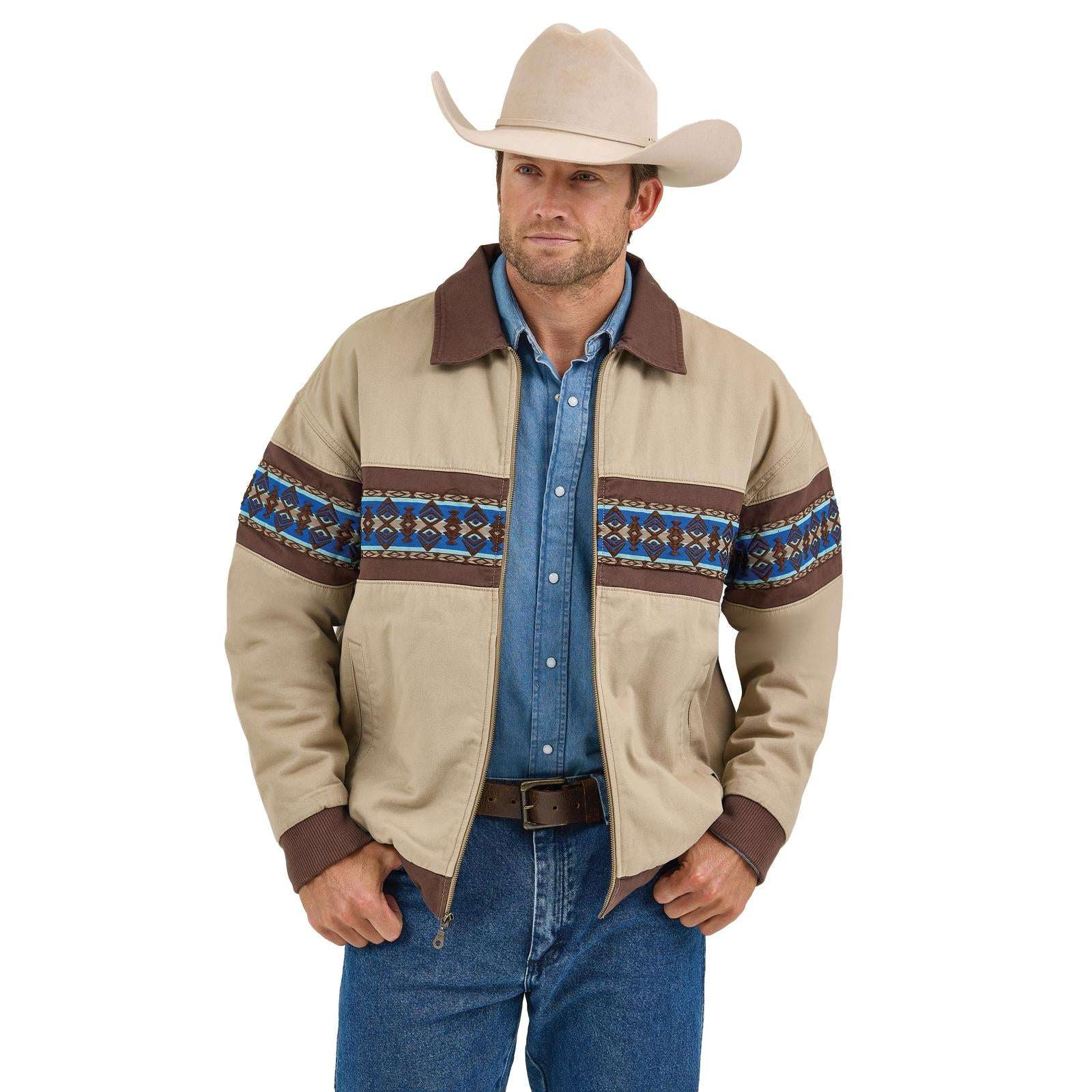 Wrangler® Aztec Bomber Jacket - North Shore 112368287 Coats & Jackets Wrangler