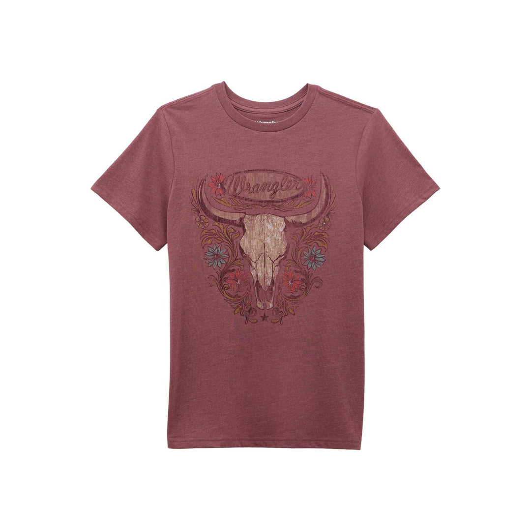 Wrangler Retro® Short Sleeve Graphic T-Shirt - Regular Fit - Roan Rouge 112368861 T Shirt Wrangler