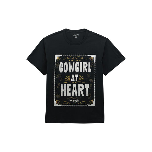 Wrangler Retro® Short Sleeve Graphic T-Shirt - Girlfriend Fit - Black Beauty 112368897 T Shirt Wrangler