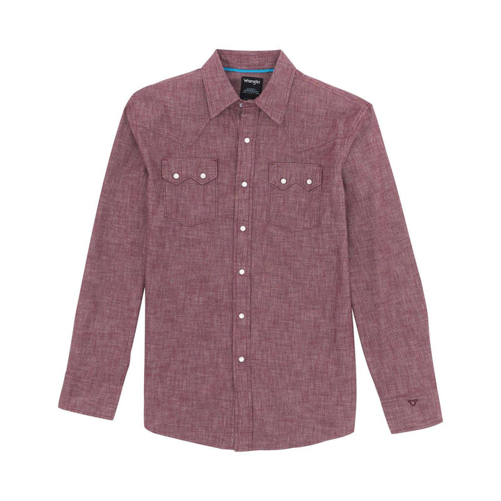Wrangler® X Cody Johnson Long Sleeve Shirt - Classic Fit - Snaps - Fig 112369520 Shirt Men's Wrangler Wrangler