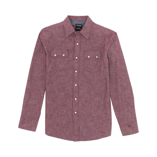 Wrangler® X Cody Johnson Long Sleeve Shirt - Classic Fit - Snaps - Fig 112369520 Shirt Wrangler