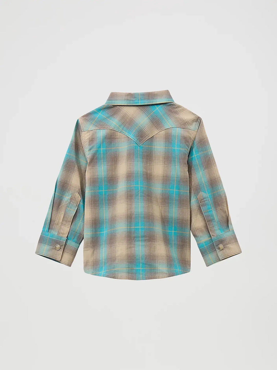 Little Boy's Long Sleeve Plaid Western Snap Shirt 112369526 Baby & Toddler boys Wrangerkids Wrangler Wrangler