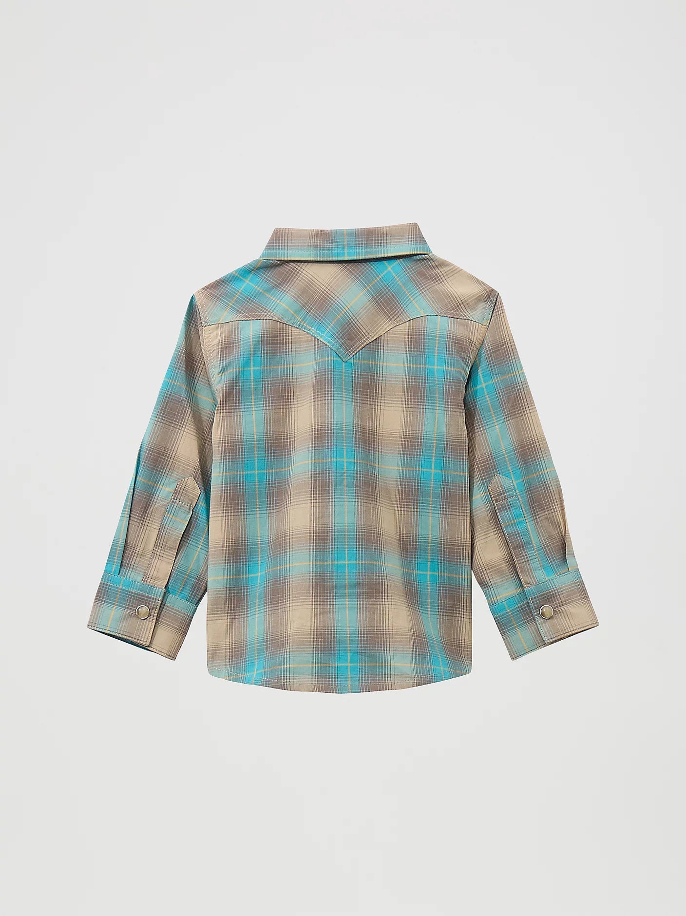 Little Boy's Long Sleeve Plaid Western Snap Shirt 112369526 Baby & Toddler Wrangler