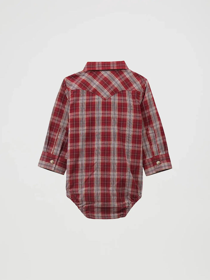 Baby Boy's Long Sleeve Western Snap Bodysuit 112369545 Baby & Toddler boys Wrangerkids Wrangler Wrangler