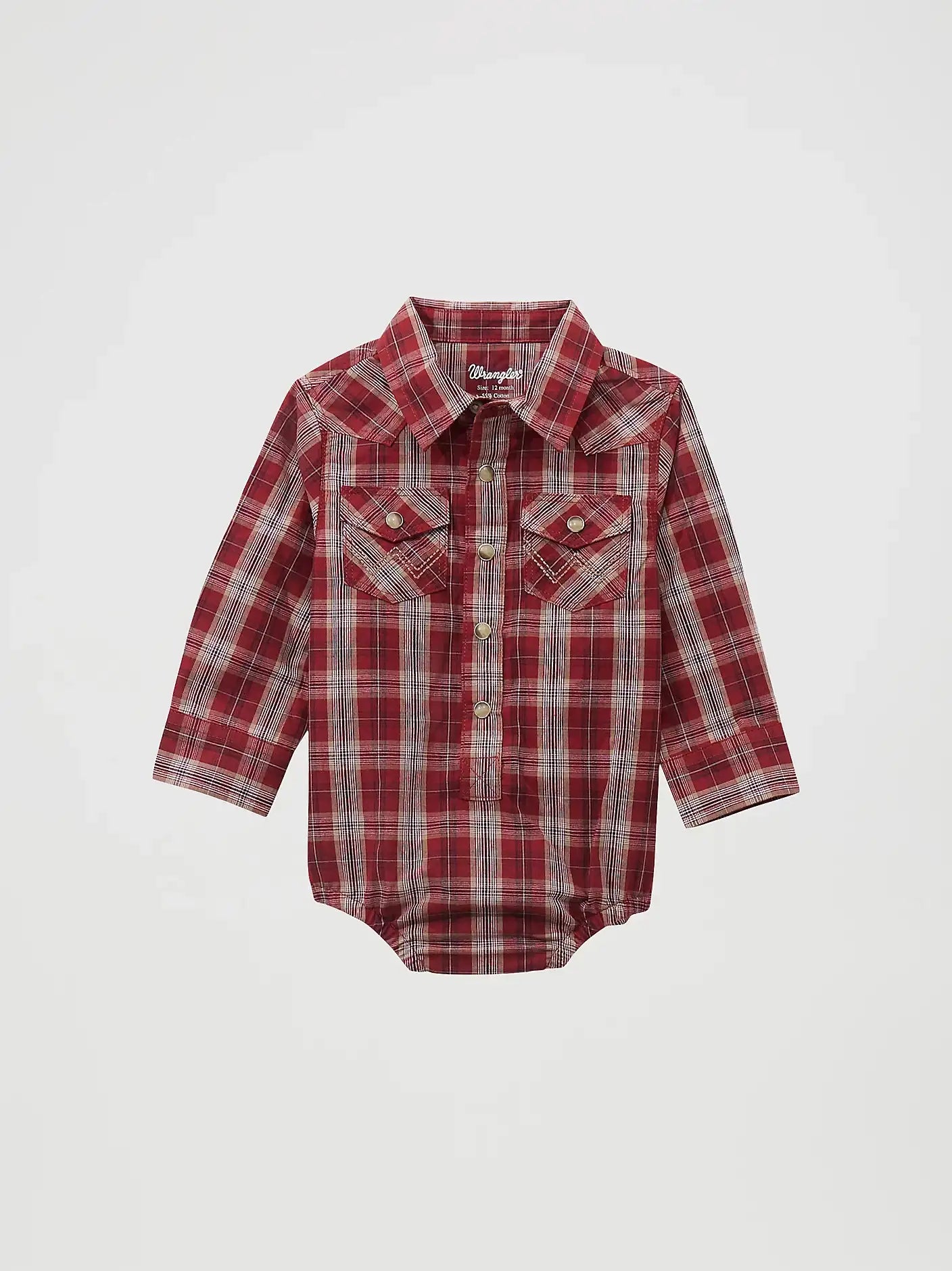 Baby Boy's Long Sleeve Western Snap Bodysuit 112369545 Baby & Toddler Wrangler