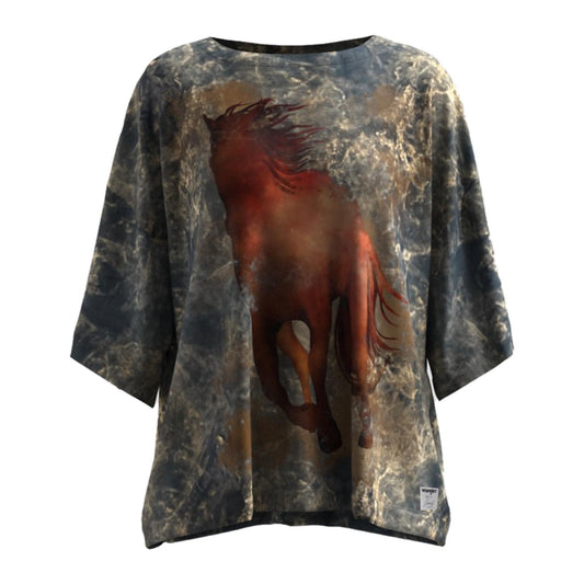 Wrangler® X Lainey Wilson Wild Horses - T-Shirt - Washed Black 112370411 T-Shirt Wrangler