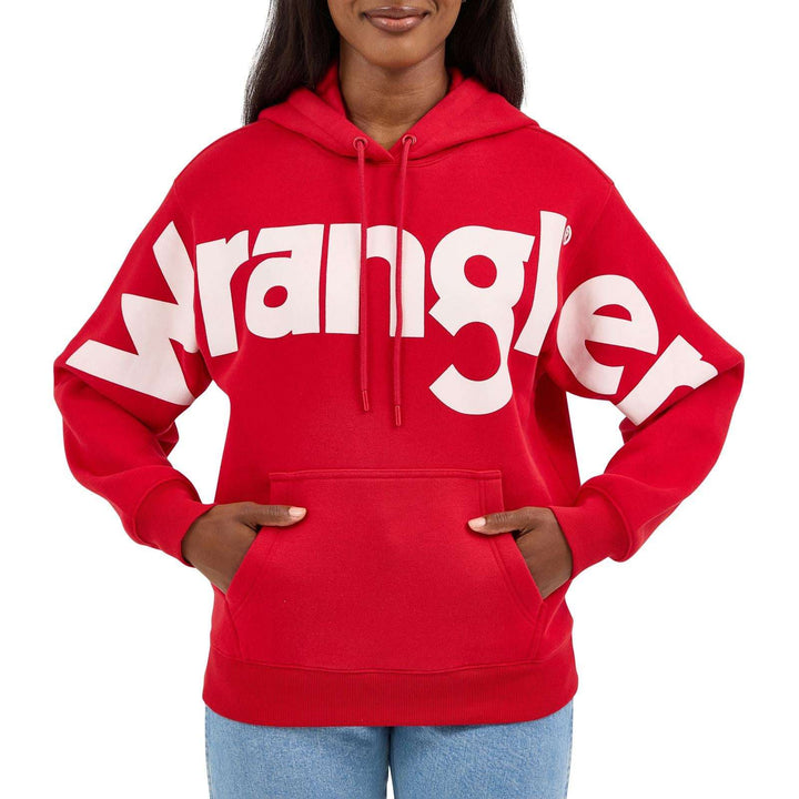 Wrangler Retro® Punchy Classic Hoodie - Red 112371605 Hoodie 20% off Wrangler Wrangler