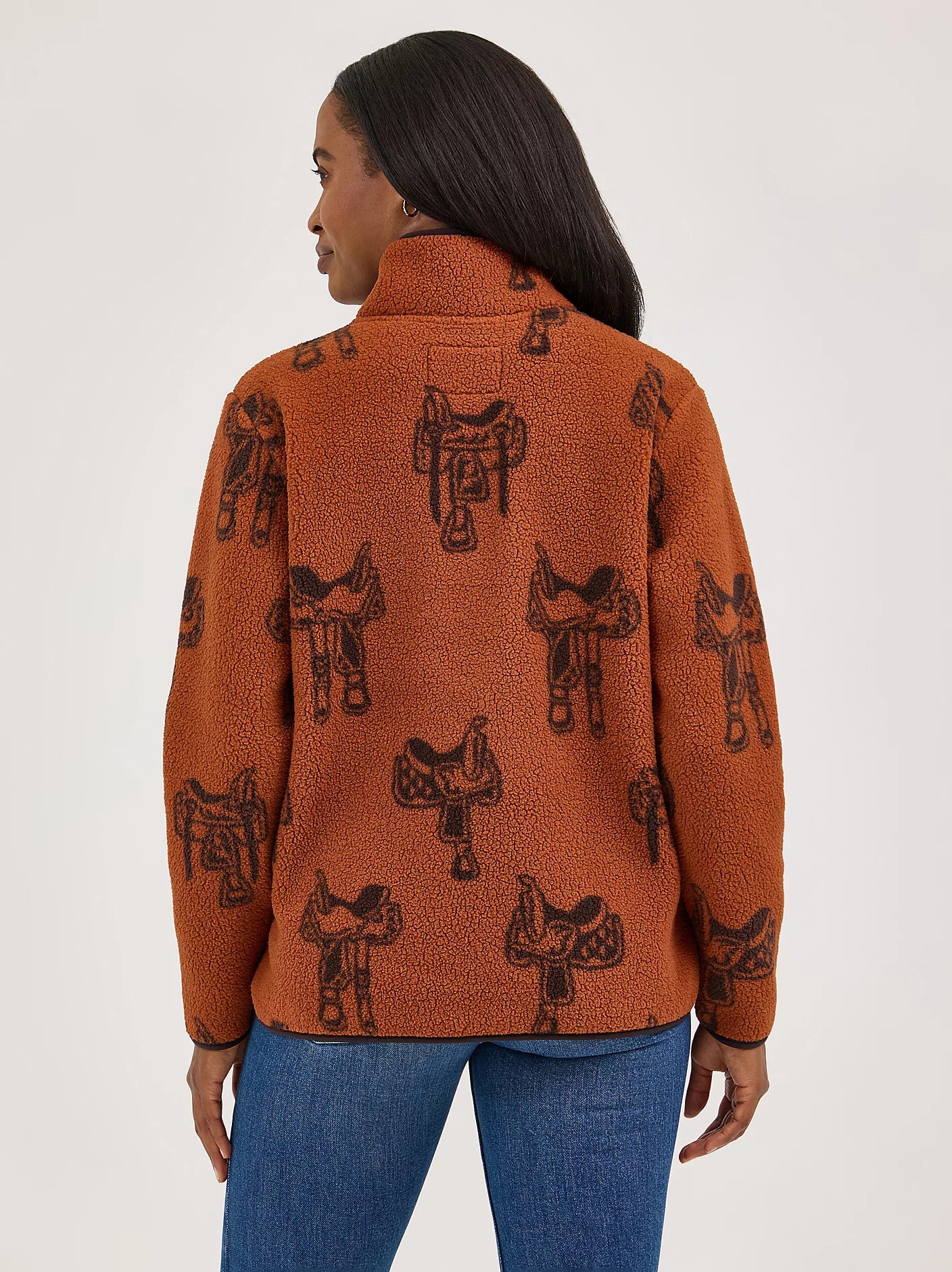Women's Wrangler Retro® Quarter-Zip Sherpa Pullover 112371632 Pullover Wrangler