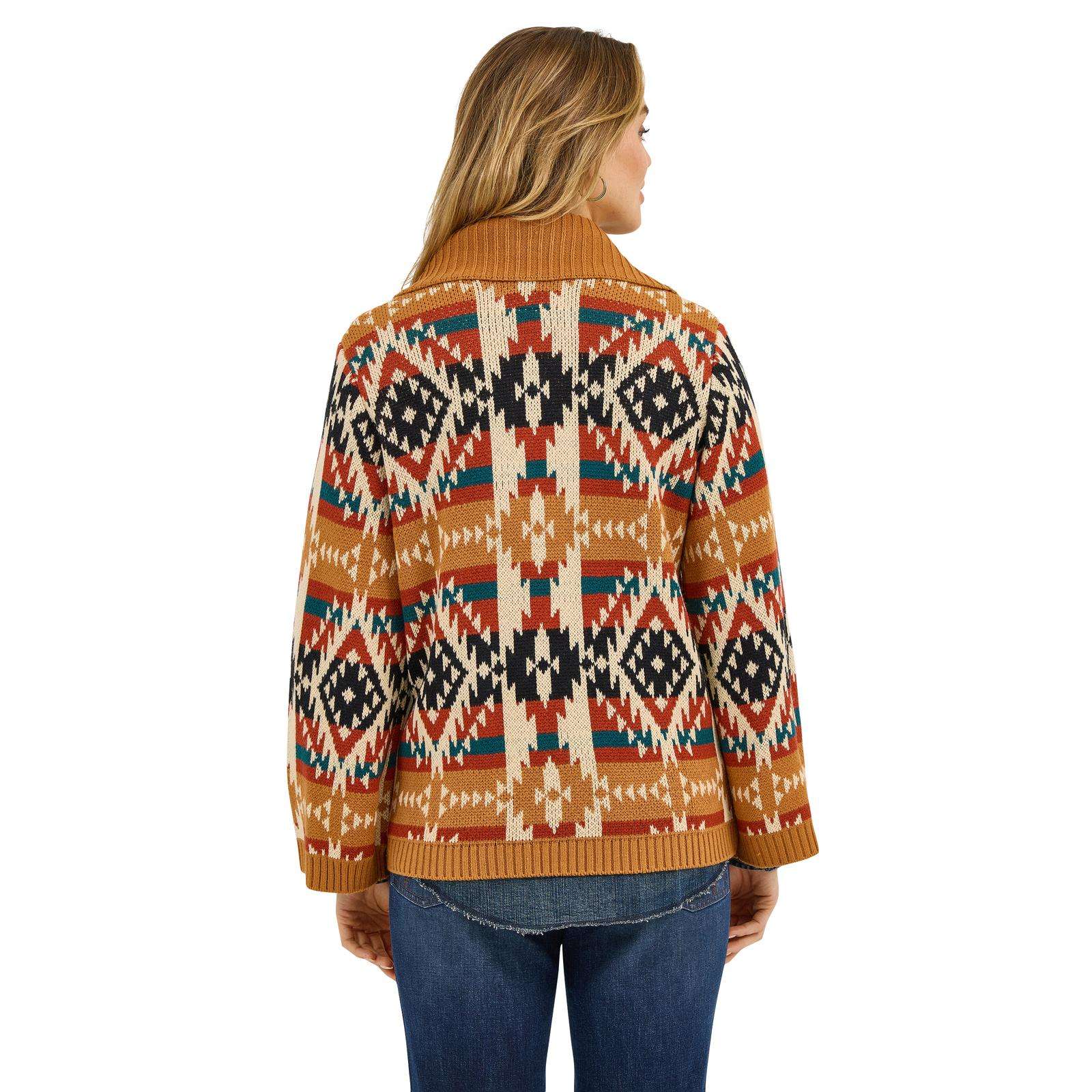 Wrangler Retro® Americana Sweater Cardigan - Mustard 112371635 Cardigan Wrangler