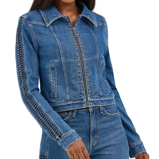 Wrangler Retro® Party Unlined Denim Jacket - Blue 112371721 Coats & Jackets Wrangler