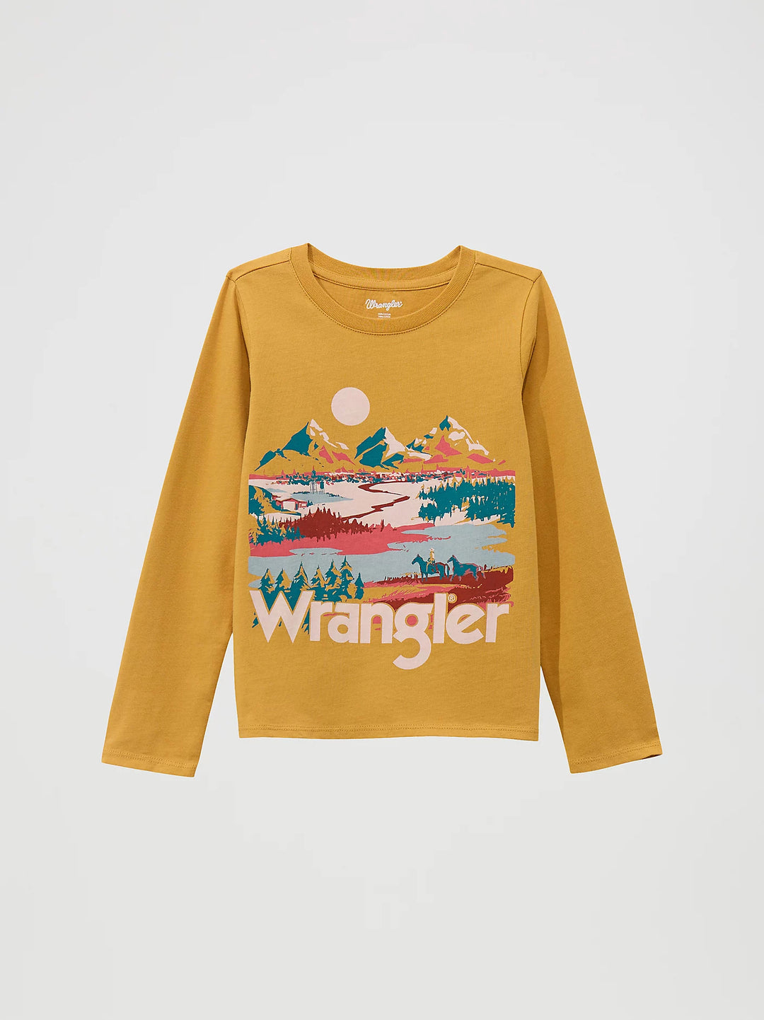 Girl's Long Sleeve Western Graphic Tee 112371926 Girls Top Wrangler