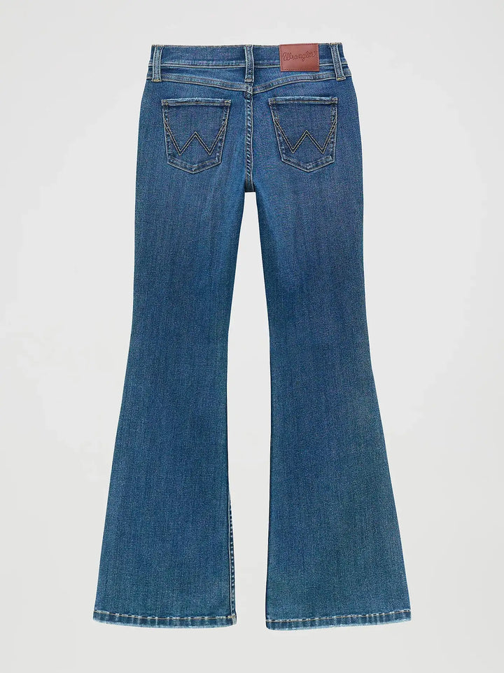 Girls Western Flare Jean - Lily 112371943 Jeans girls Wrangler Wrangler