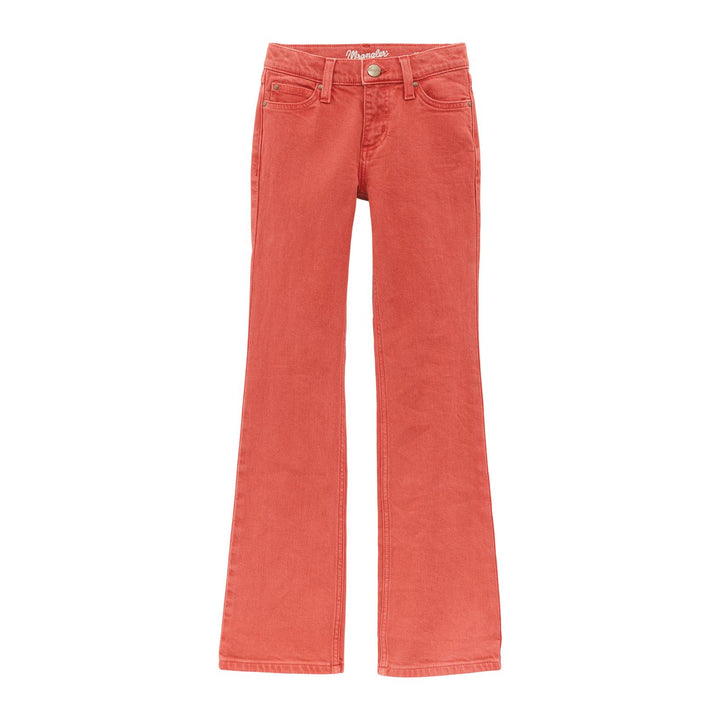 Girls Western Bootcut Jean - Chili 112371945 Jeans girls Wrangler Wrangler