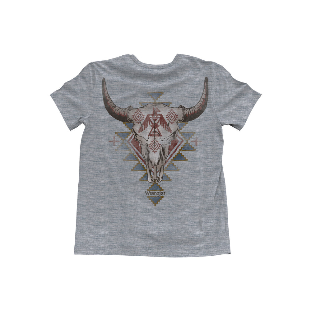 Wrangler® Graphic Short Sleeve T-Shirt - Regular Fit - Grey Heather 112372848 T Shirt Wrangler Wrangler
