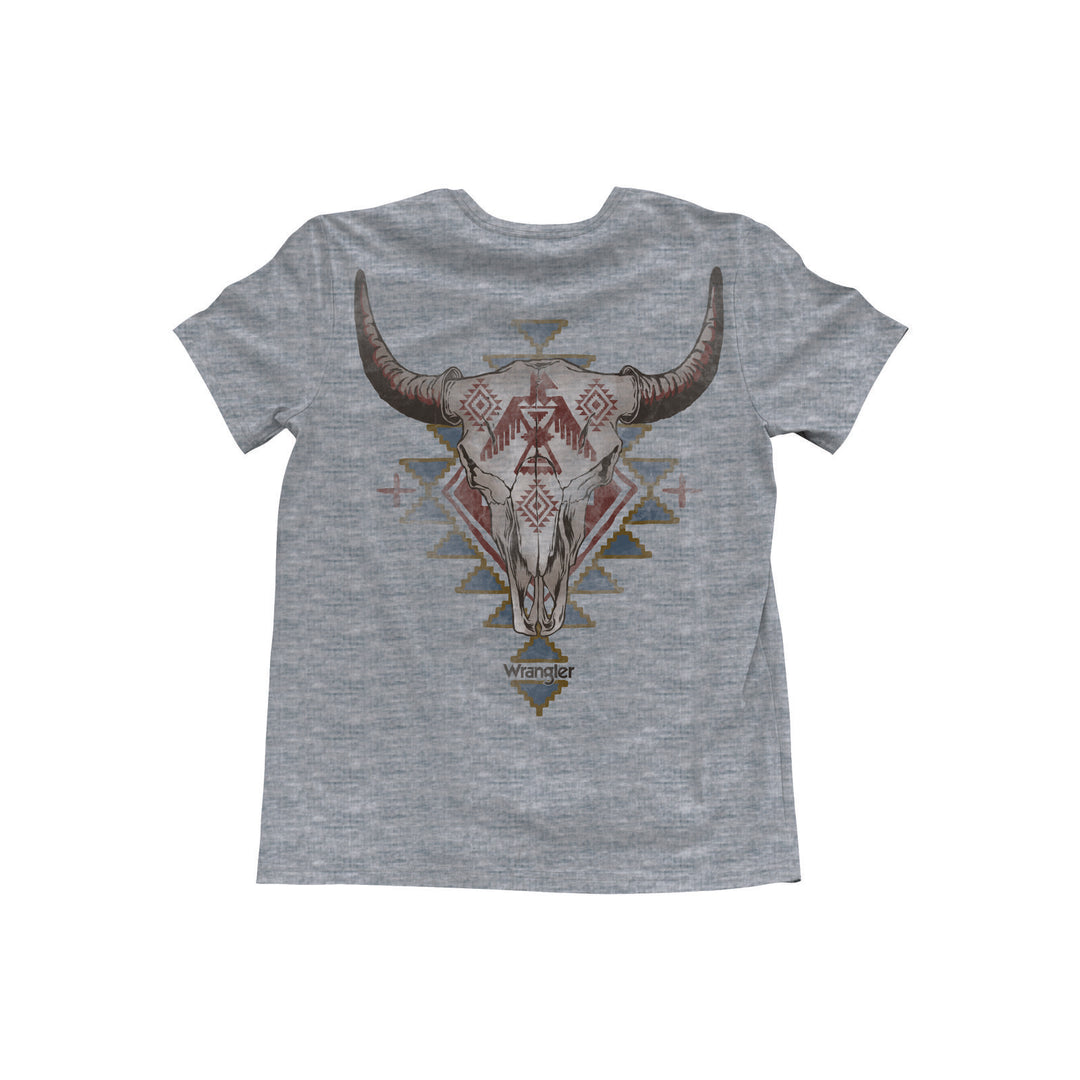 Wrangler® Graphic Short Sleeve T-Shirt - Regular Fit - Grey Heather 112372848 T Shirt Wrangler Wrangler