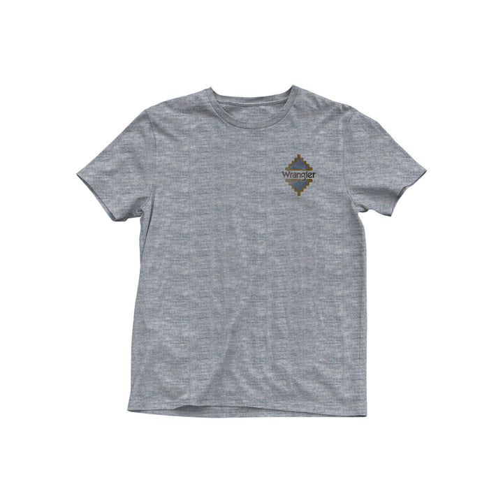 Wrangler® Graphic Short Sleeve T-Shirt - Regular Fit - Grey Heather 112372848 T Shirt Wrangler Wrangler