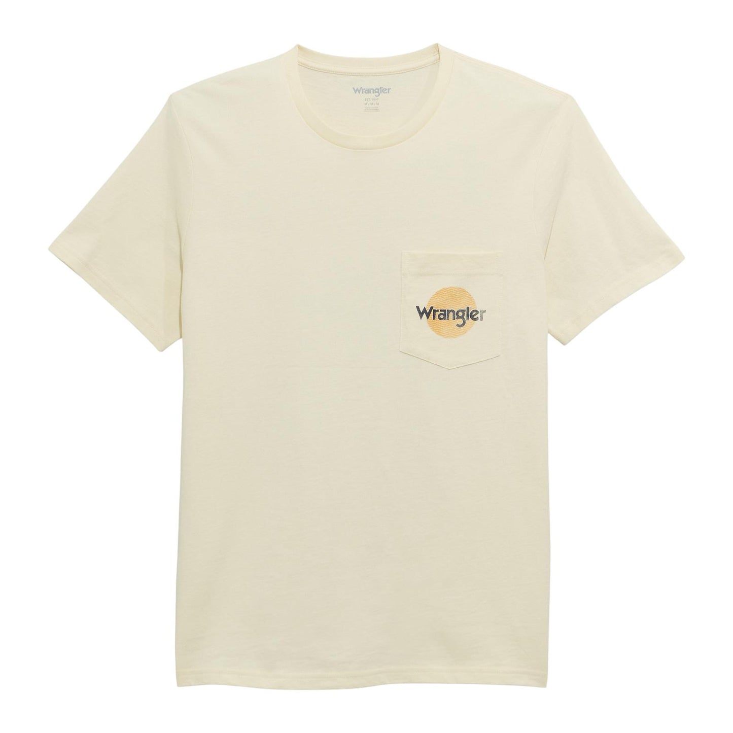 Wrangler® Graphic Short Sleeve Pocket T-shirt - Regular Fit - Antique White 112372859 T Shirt Wrangler