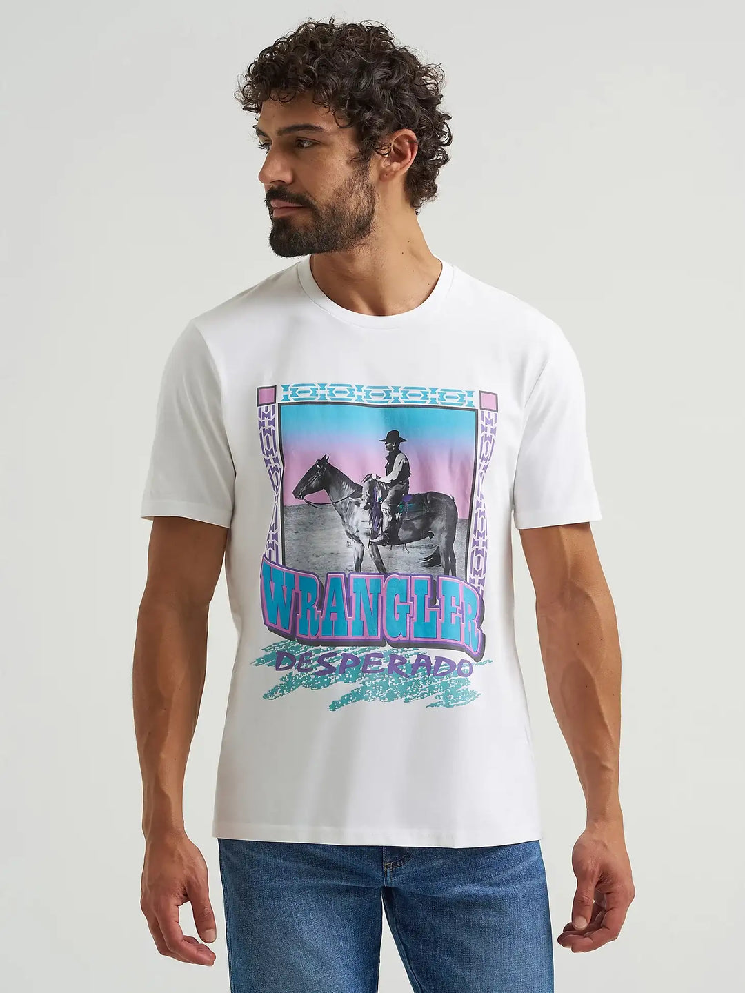 Wrangler Reissue 90s Desperado T-Shirt in Bright 112373737 Shirt Wrangler