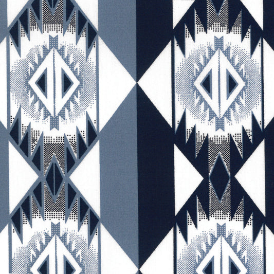 Checotah® Dress Western Long Sleeve Shirt - Classic Fit - Blue