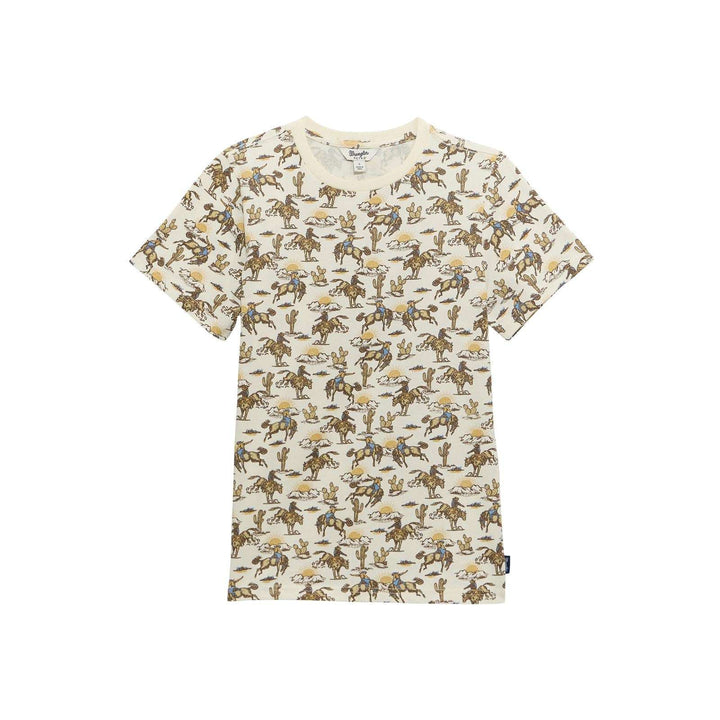 Wrangler Retro® Vintage Knit Tee - Cream - 112375050 Shirt Women's Wrangler Wrangler
