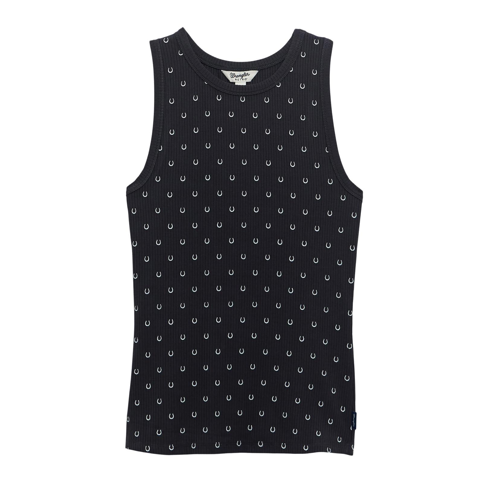 Wrangler Retro® Punchy Tank Top - Black 112375060 Tank Top Wrangler