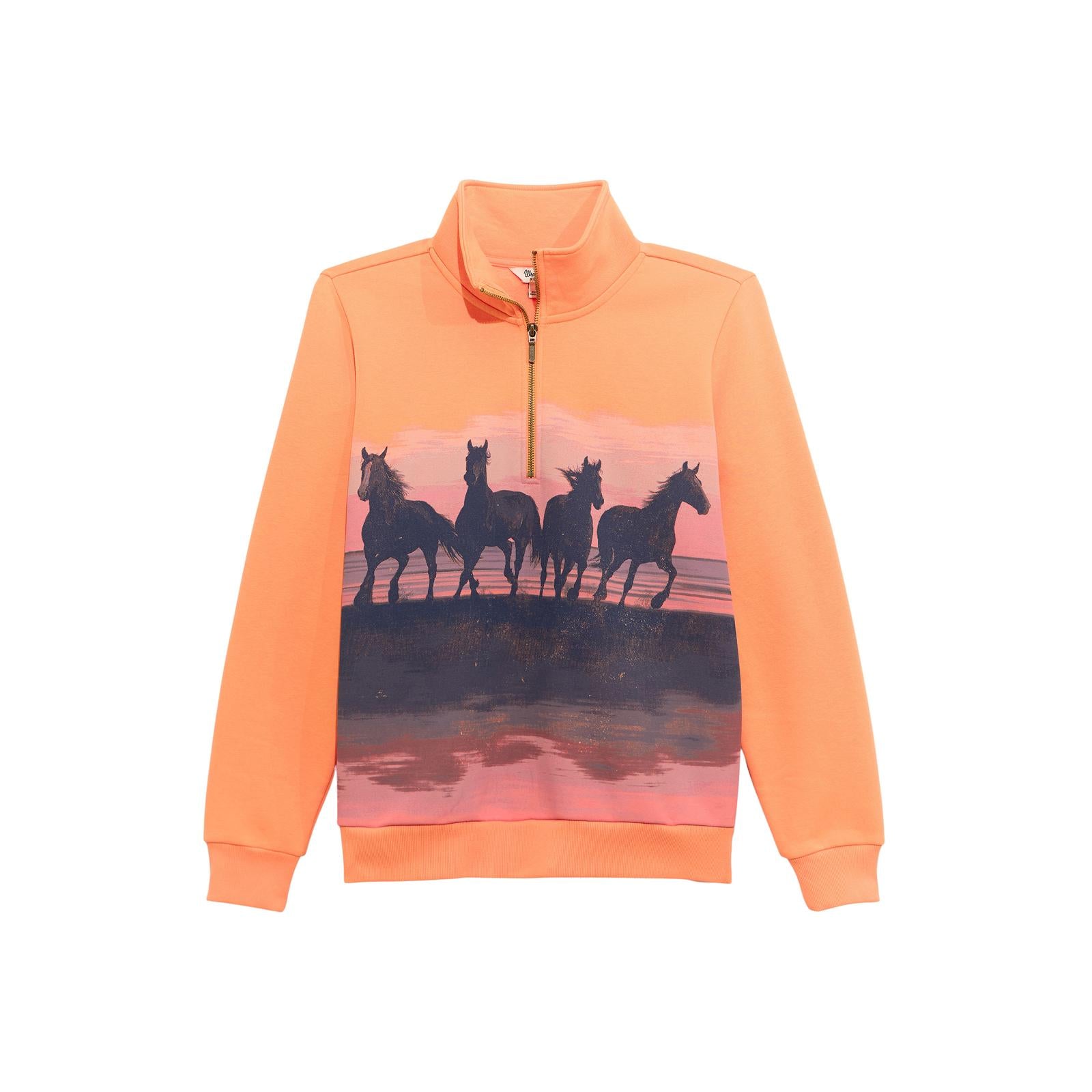 Wrangler Retro® Americana Sweatshirt Zip - Orange 