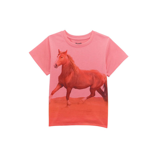 Girls Short Sleeve T-Shirt - Pink 112375375 Shirt Wrangler