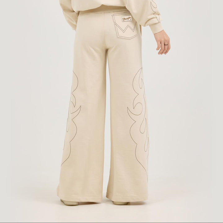 Wrangler® X Lainey Wilson Cowboy Sweatpants - Cream 112375657 Pants Women's Wrangler Wrangler