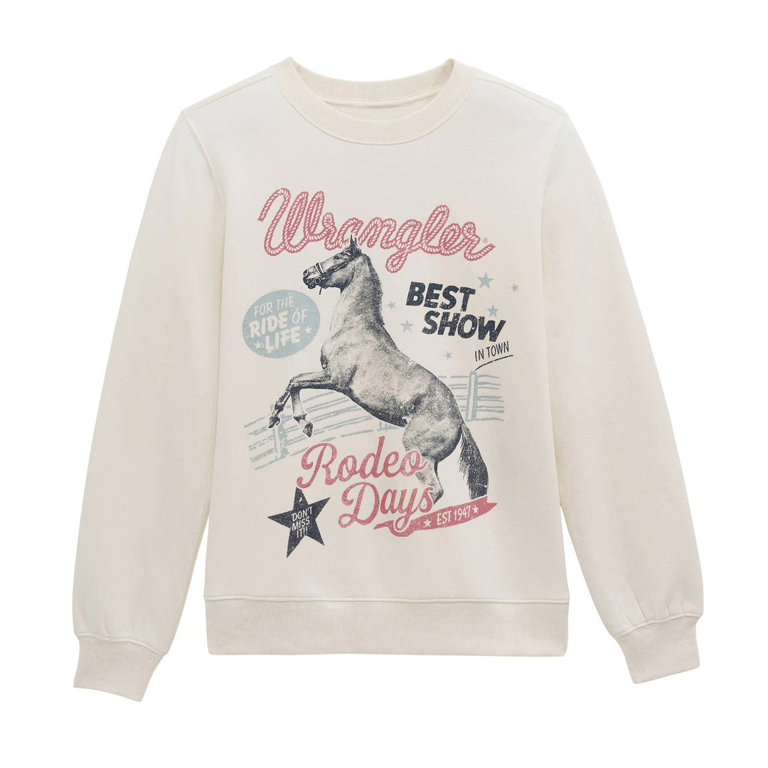 Wrangler Retro® Crew Fleece - Regular Fit - Egret - 112379628