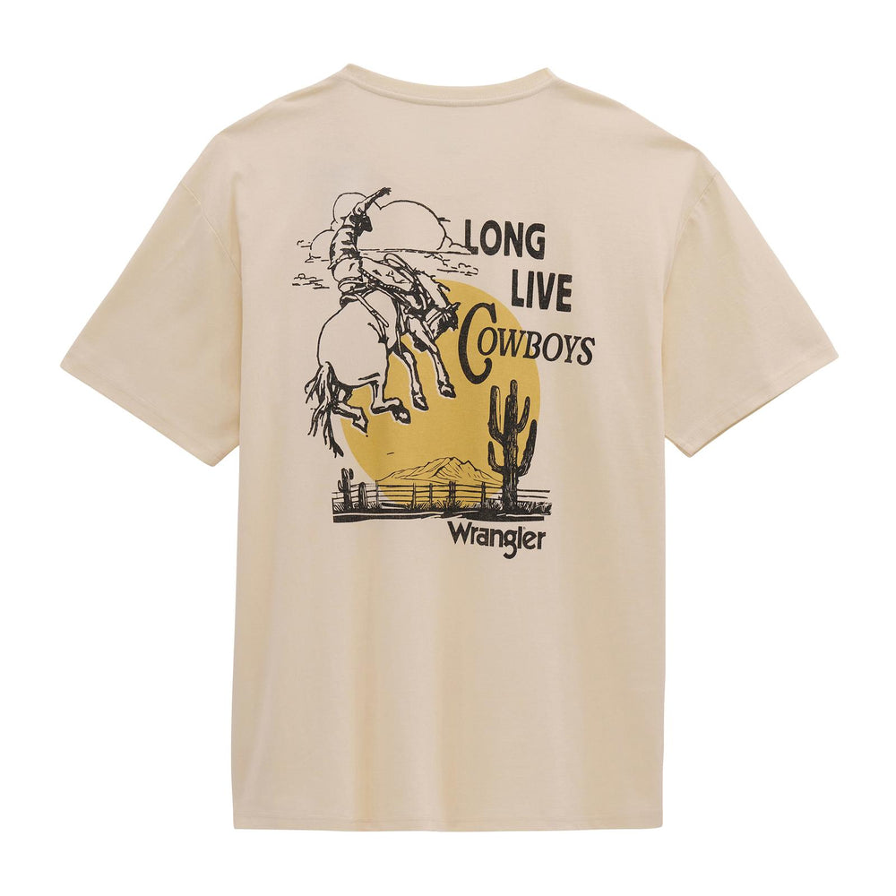 Wrangler® Graphic Short Sleeve T-Shirt - Vintage Fit - Antique White - 112380262