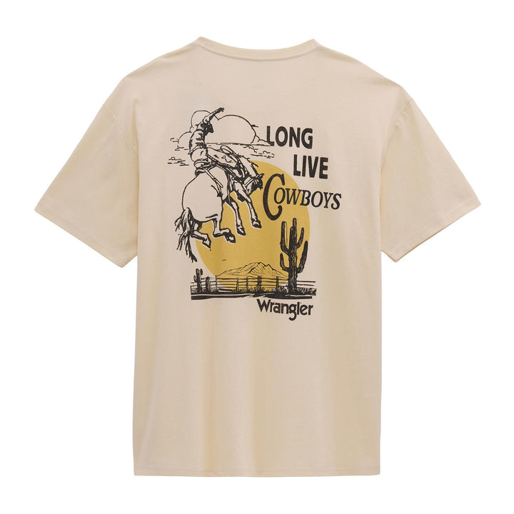 Wrangler® Graphic Short Sleeve T-Shirt - Vintage Fit - Antique White - 112380262