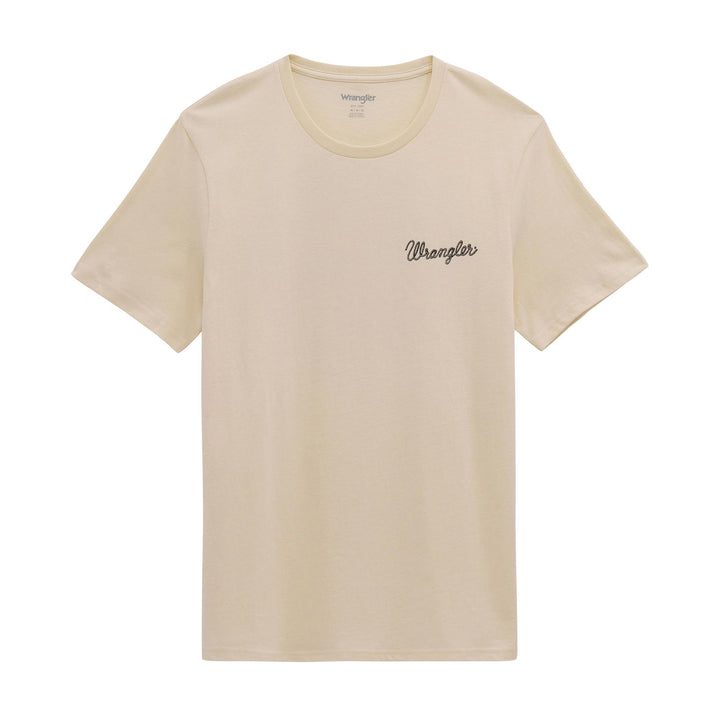 Wrangler® Graphic Short Sleeve T-Shirt - Regular Fit - Antique White - 112380270