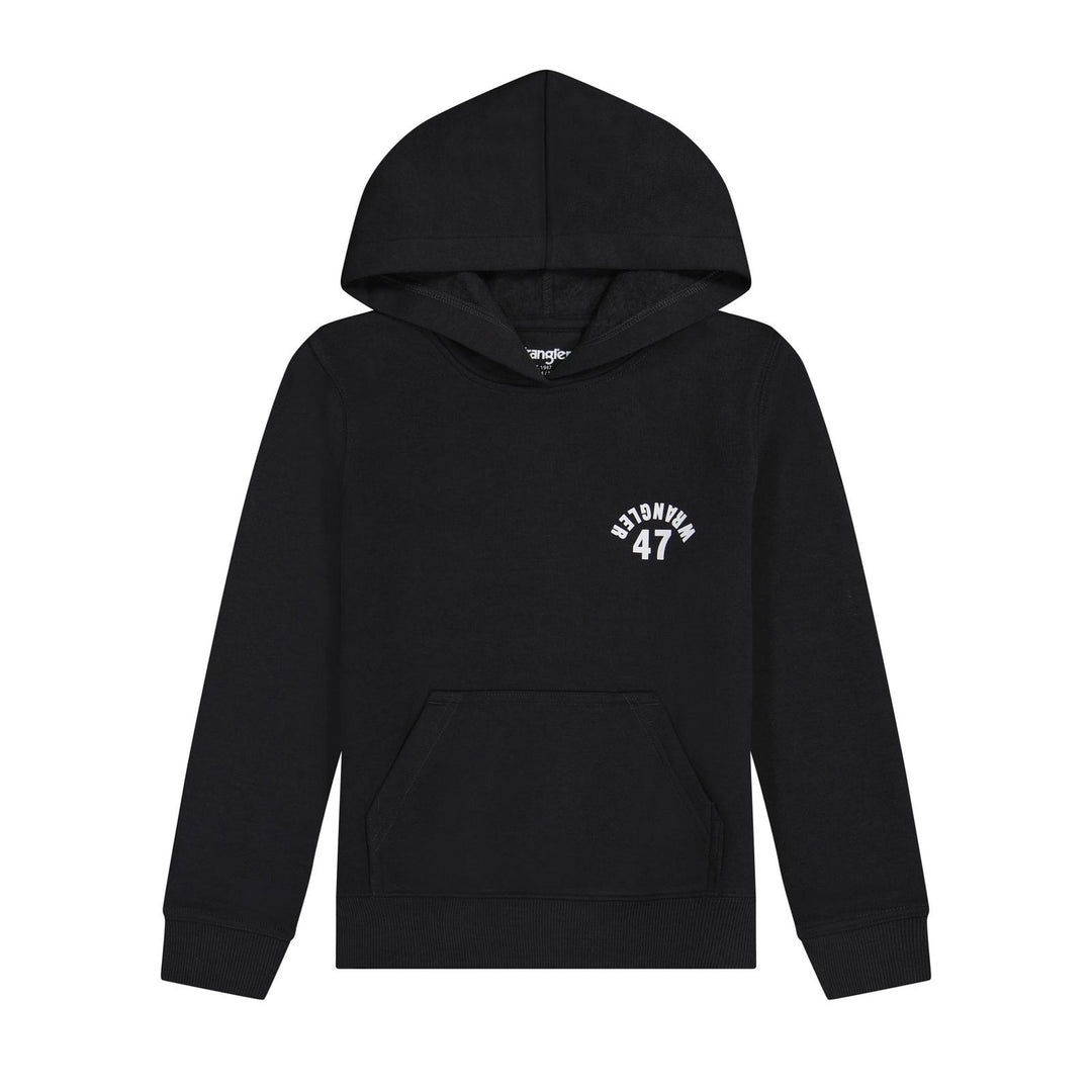 Boys Wrangler® Graphic Hoodie - Regular Fit - Phantom Heather - 112380311