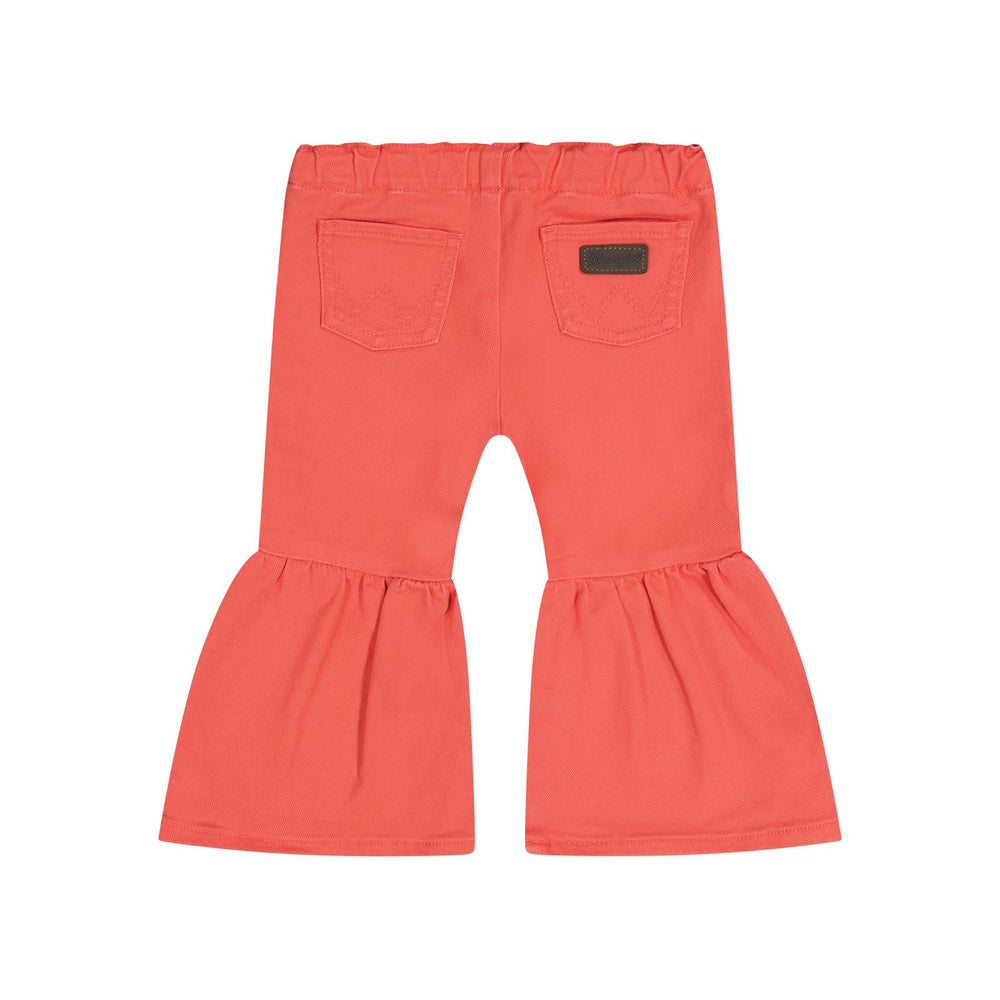 Wrangler® Baby Girls Pull up Flare Jean - Pink - 112382703