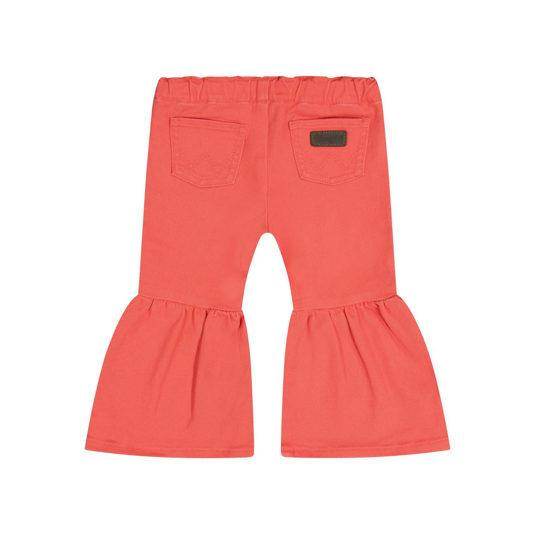 Wrangler® Baby Girls Pull up Flare Jean - Pink - 112382703