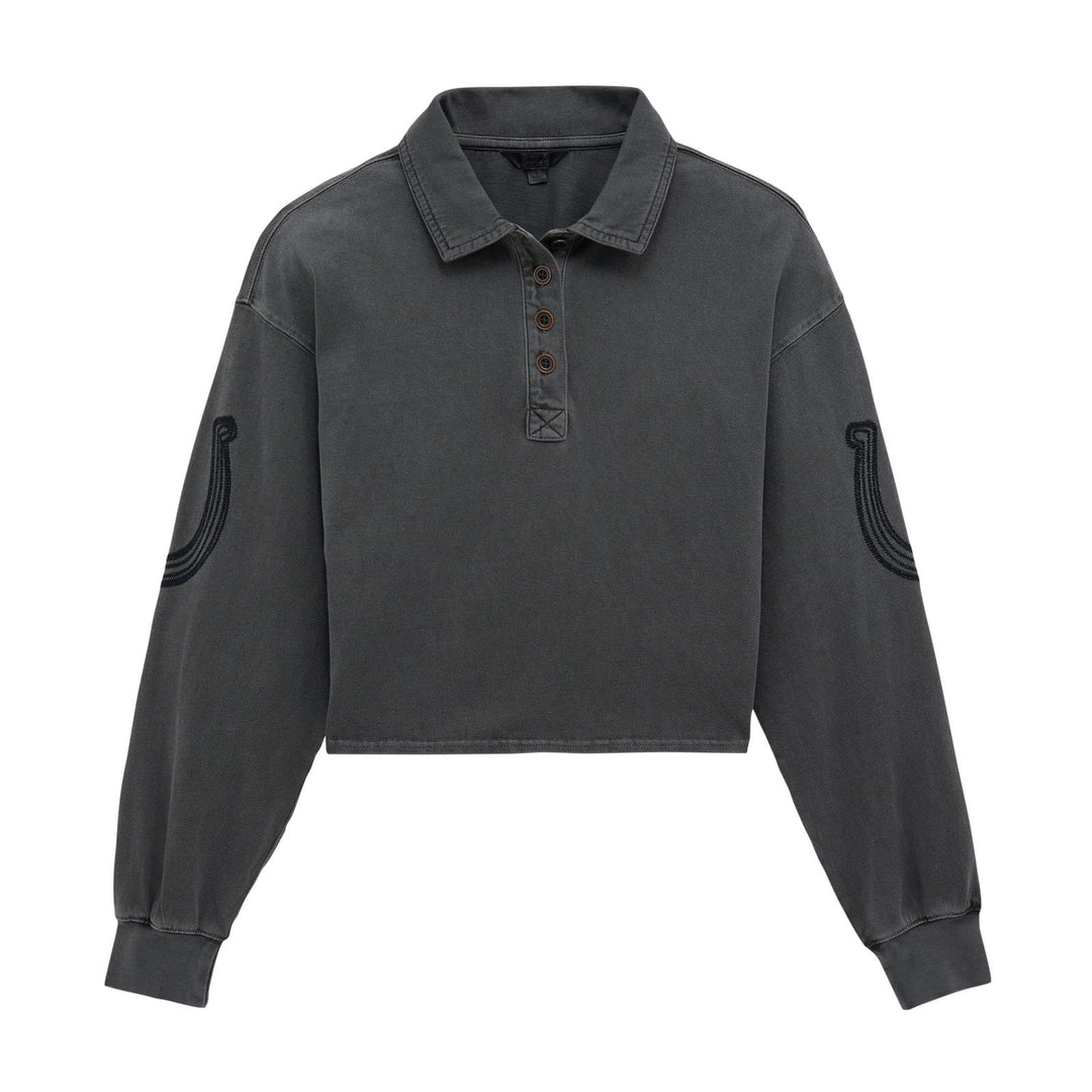 Wrangler Retro® Vintage Polo Shirt - Black - 112382792