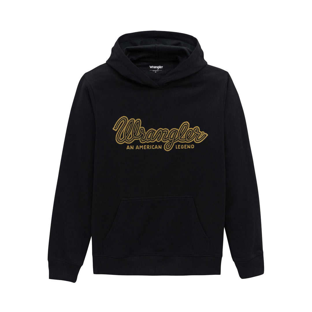 Wrangler® Western Hoodie - Regular Fit - Black Beauty - 112383995
