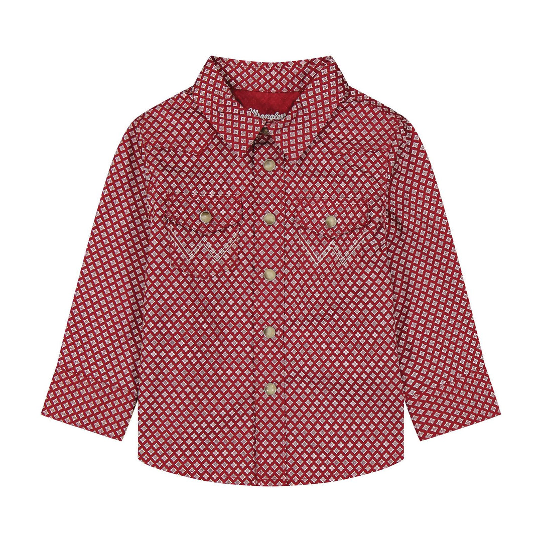 Wrangler® Baby Boy Long Sleeve Shirt - Red - 112384733